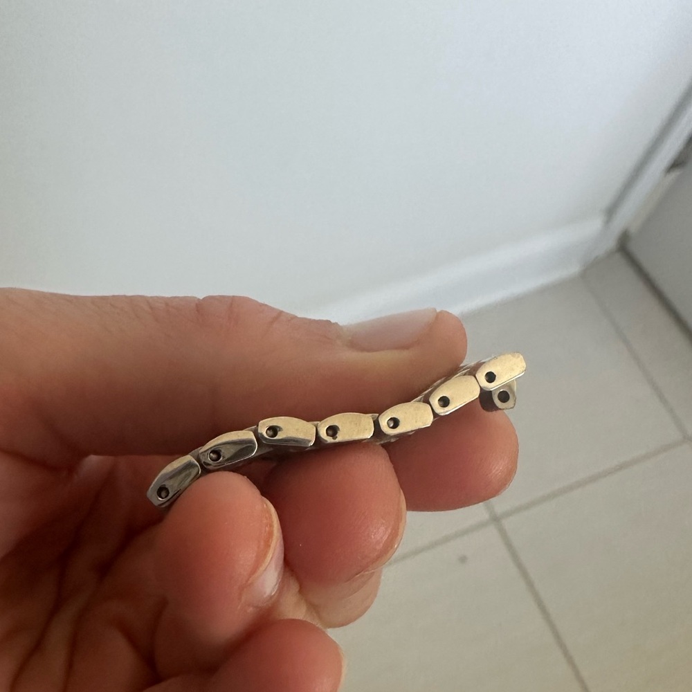 Additional links for Stainless Cartier Panthere steel watch band. 7 links.